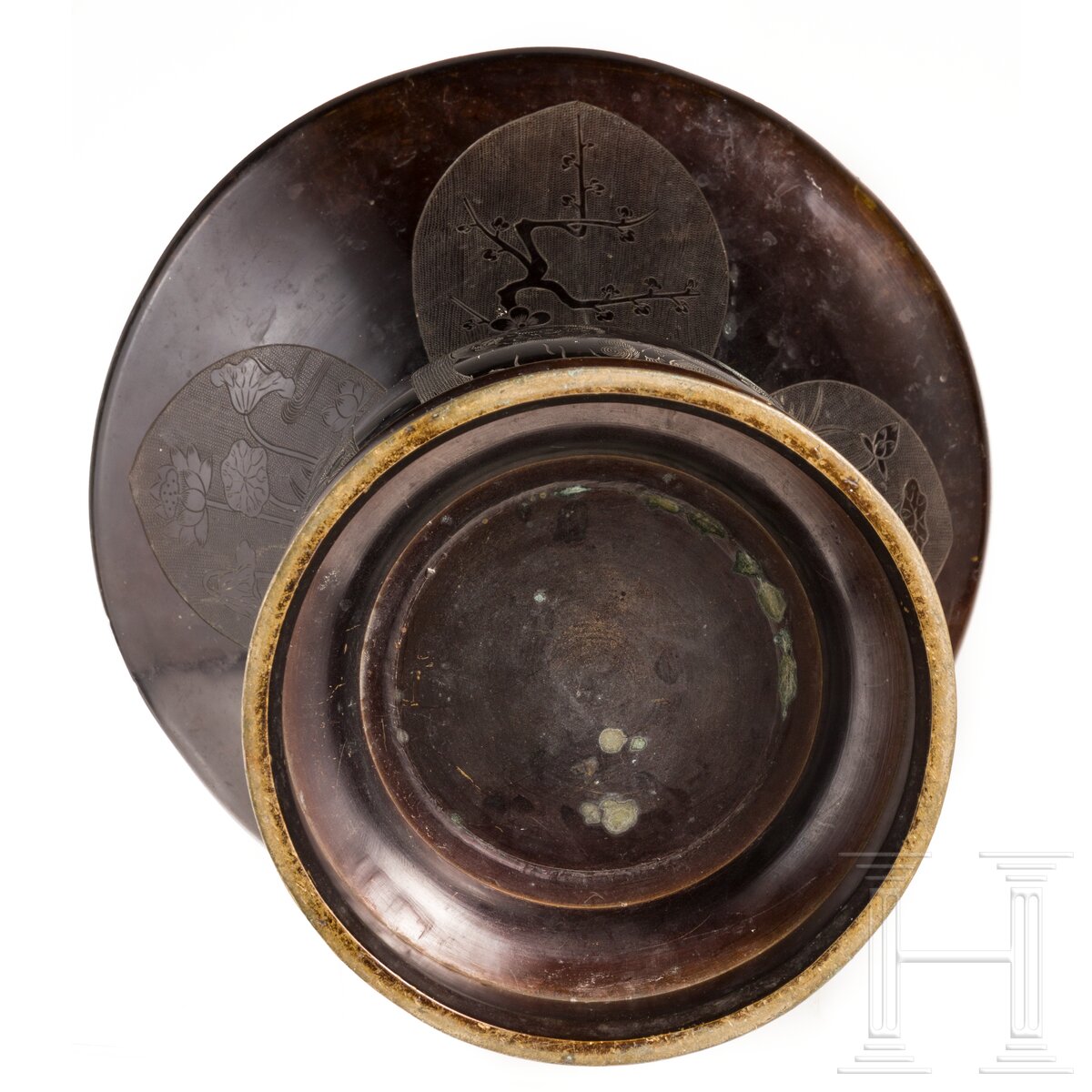 Gu-Vase aus Bronze, Japan, Meiji-Periode, um 1900 - Image 3 of 4