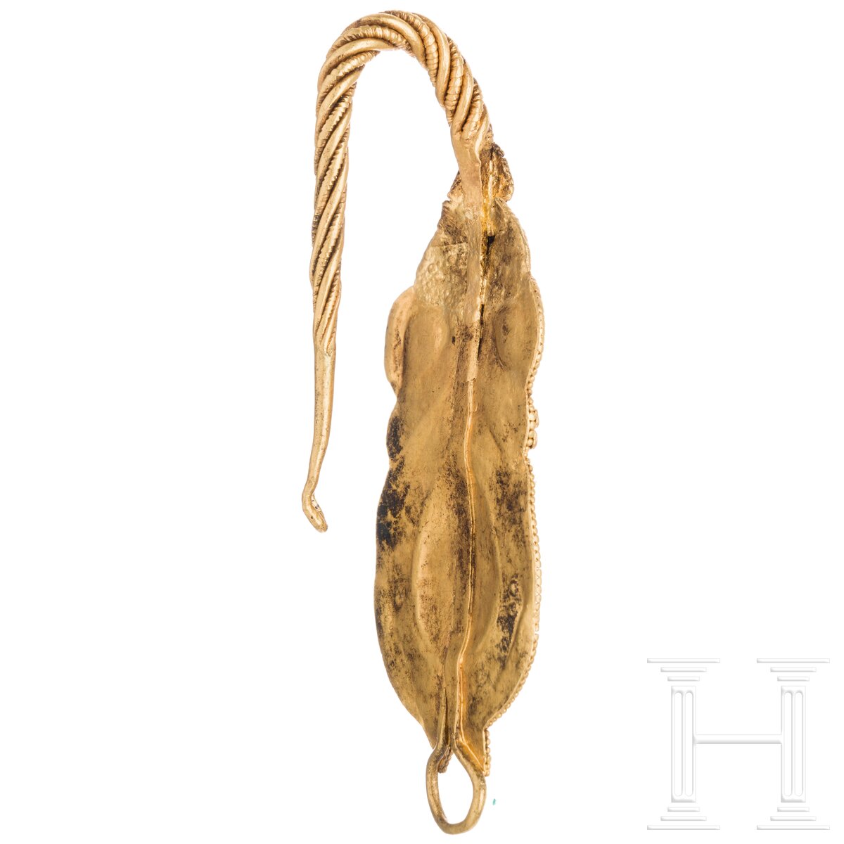 Reich verzierter großer Ohrschmuck aus Gold, griechisch, Mitte 4. Jhdt. v. Chr. - Image 3 of 5