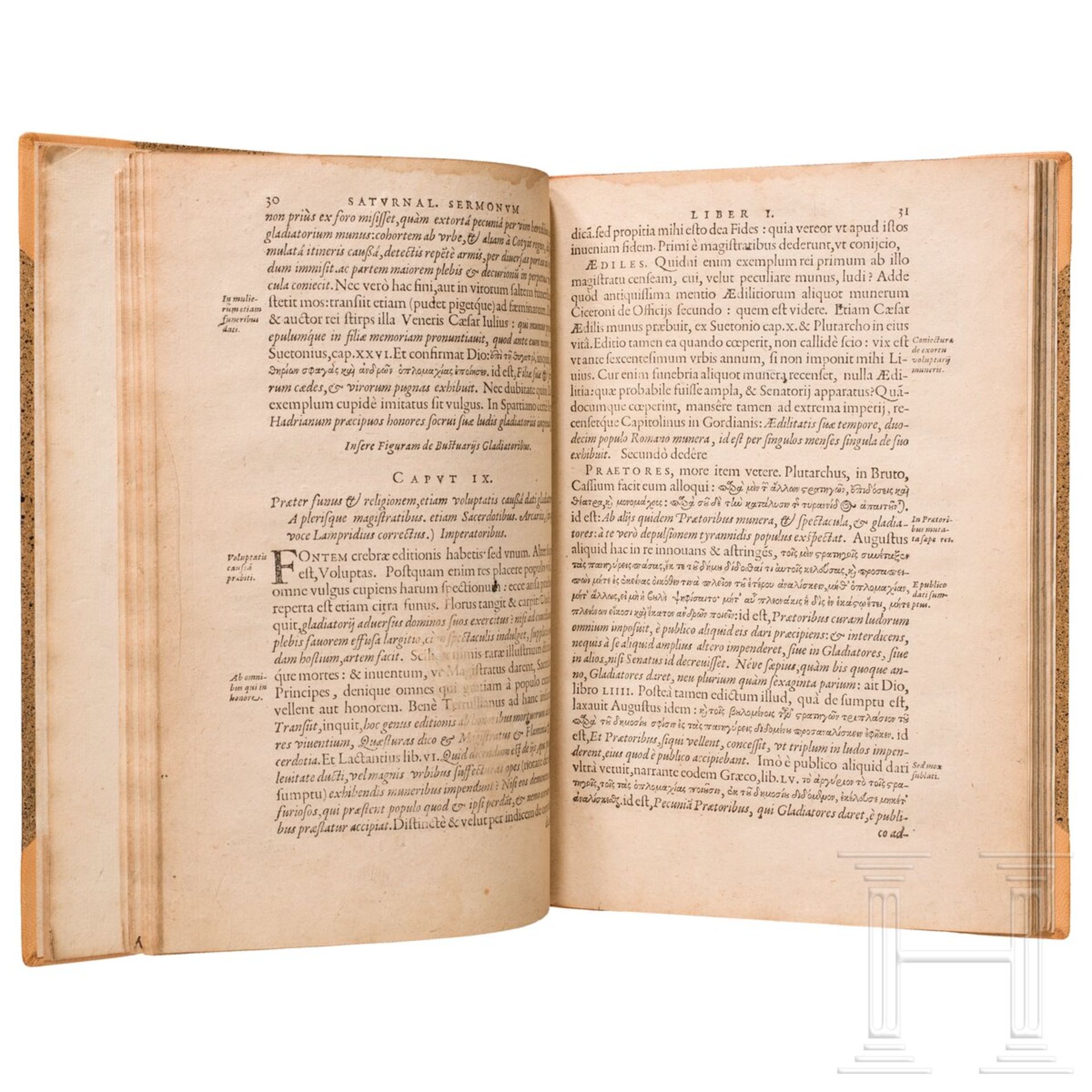 Iustus Lipsius, "Saturnalium Sermonum Libri Duo, Qui de Gladiatoribus", Antwerpen, 1604 - Bild 3 aus 5