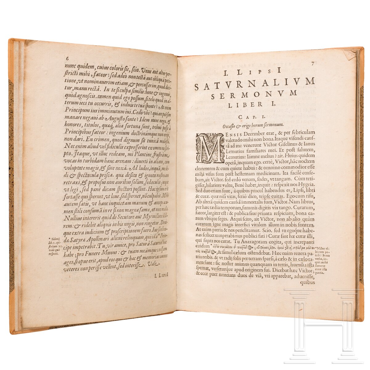 Iustus Lipsius, "Saturnalium Sermonum Libri Duo, Qui de Gladiatoribus", Antwerpen, 1604 - Image 2 of 5