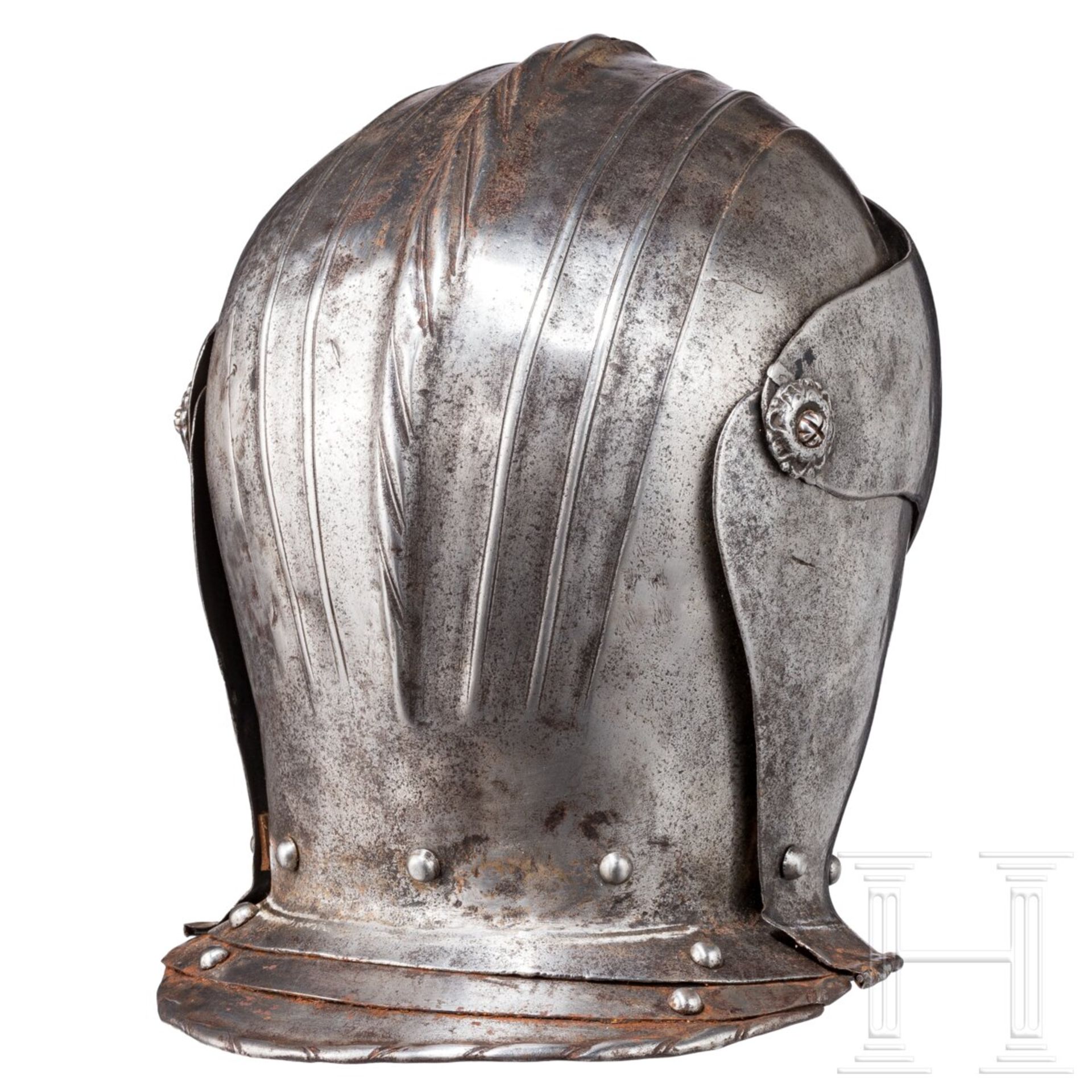 Geschlossener Helm, Sammleranfertigung im Stil des frühen 16. Jhdts. - Image 4 of 6