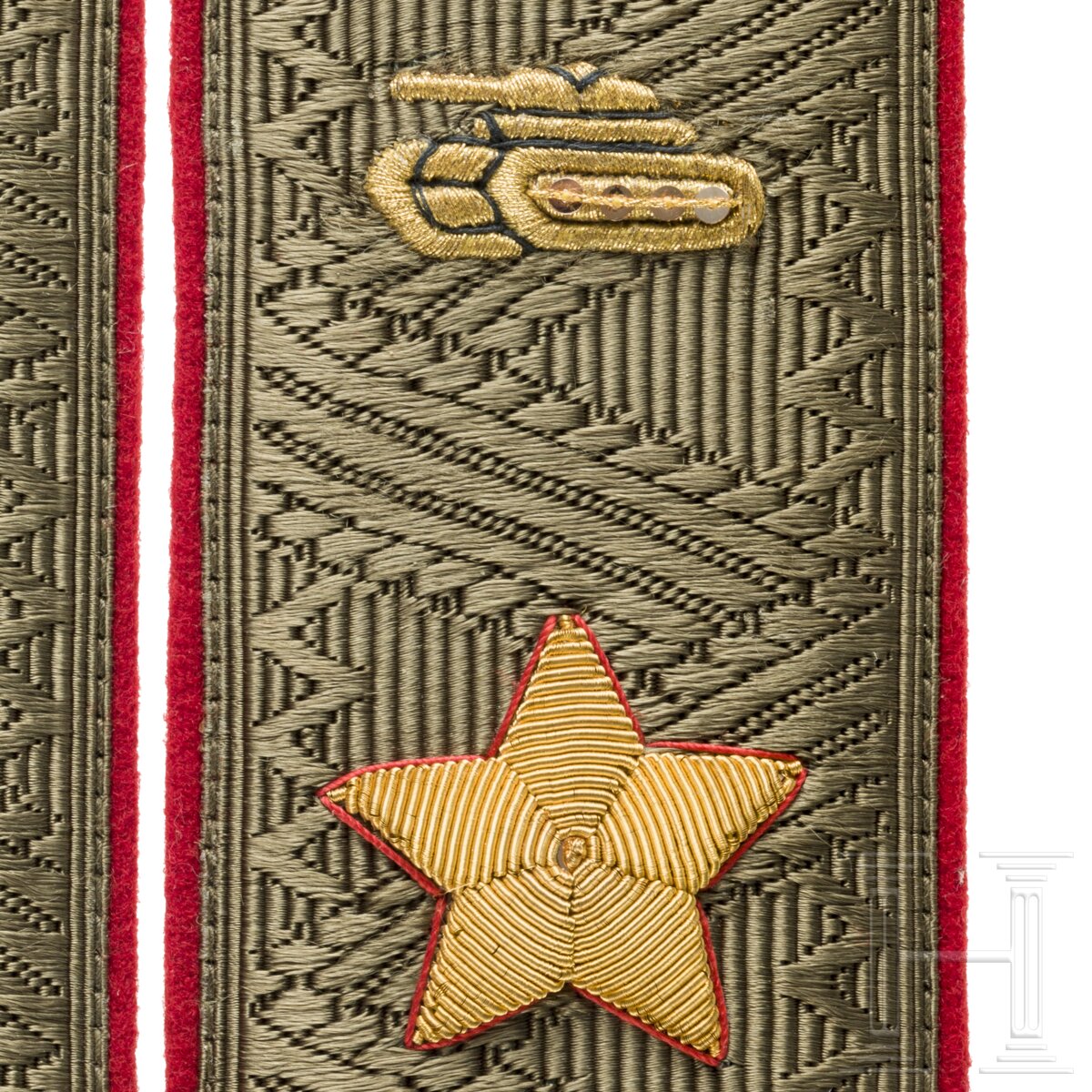 Ein Paar Schulterstücke zur Dienstuniform eines Marschalls der Panzertruppen, Sowjetunion, ab 1989 - Image 3 of 3