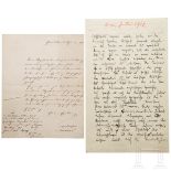 Kaiser Franz Joseph I. von Österreich - Abschrift eines Telegramms von Kaiser Wilhelm II. mit Berich