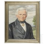 Alfred Bernert - Portrait des Naturforschers Christian Gottfried Ehrenberg (1795 - 1876)