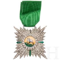 Sonne- und Löwenorden - Ritterkreuz (5. Klasse), Persien, spätes 19. - Anfang 20. Jhdt.