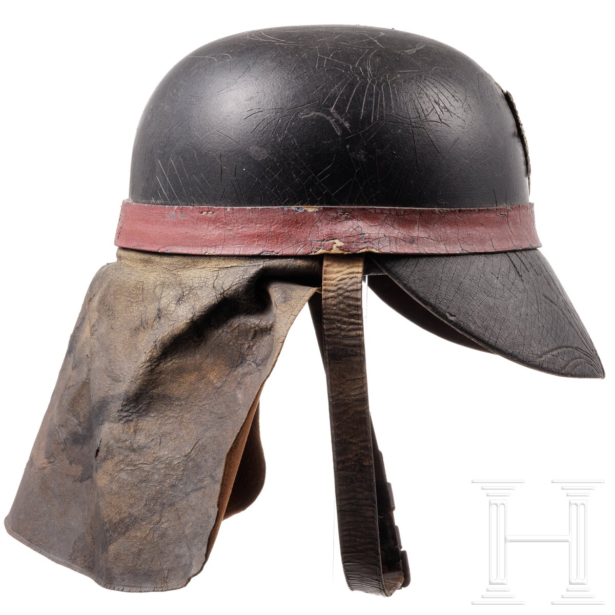 Militärischer Feuerwehrhelm, um 1900 - Image 2 of 5