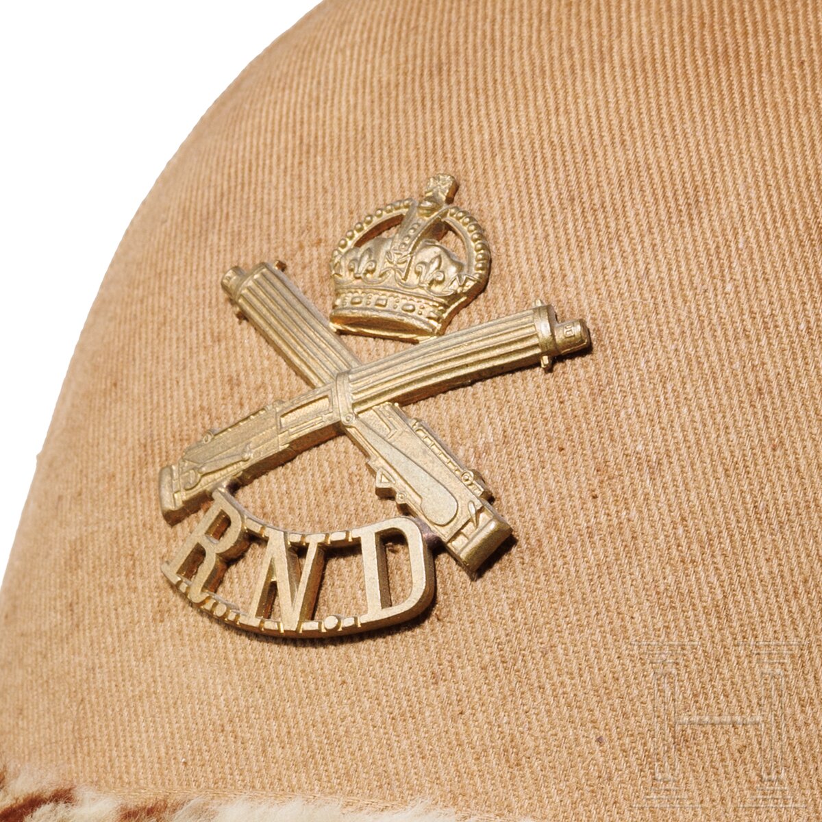 Tropenhelm des Royal Naval Division Machine Gun Corps, 1. Hälfte 20. Jhdt. - Image 5 of 5