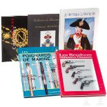 Fünf französische Militaria-Bücher, 1985 - 1997