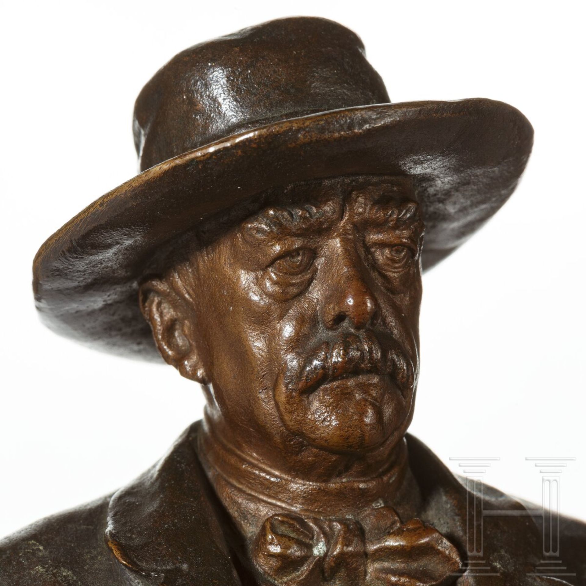 Otto Fürst von Bismarck - kleine Portraitbüste, Ende 19. Jhdt. - Image 3 of 3