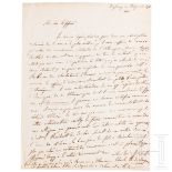 Charles Lucien Bonaparte (1803 - 1857) - eigenhändiger Brief, datiert 21.9.1838