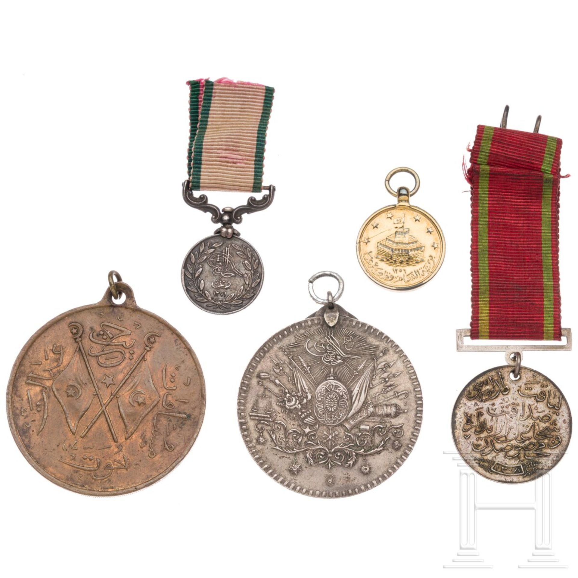 Fünf Medaillen, Türkei, 19./20. Jhdt.