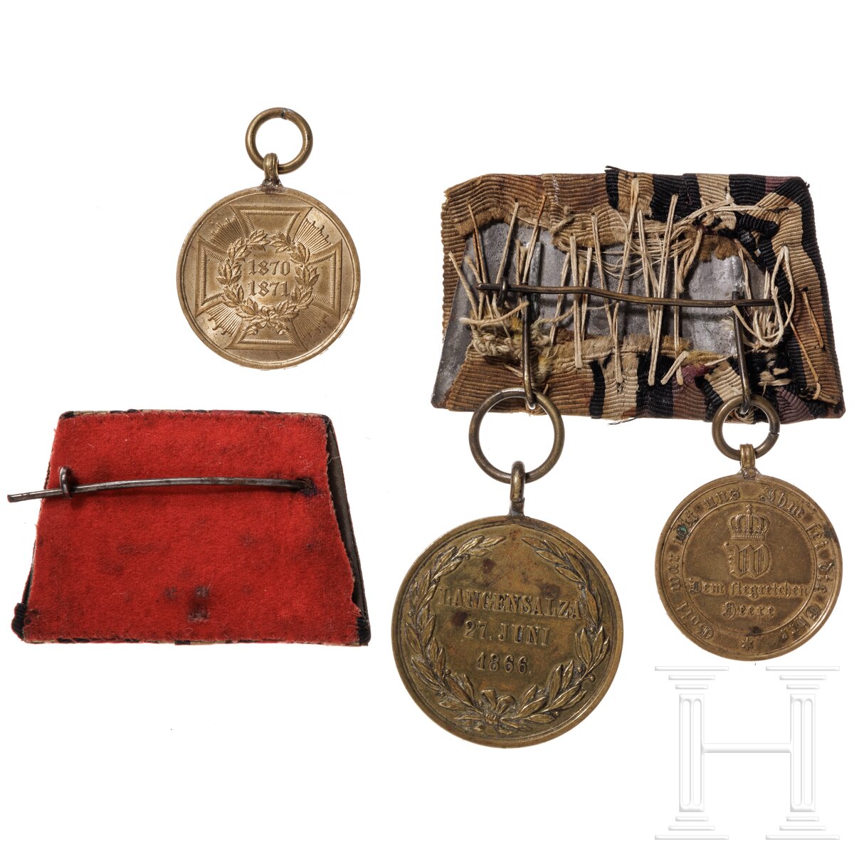 Auszeichnungen eines Teilnehmers der Kriege 1866 und 1870/71 - Image 2 of 2