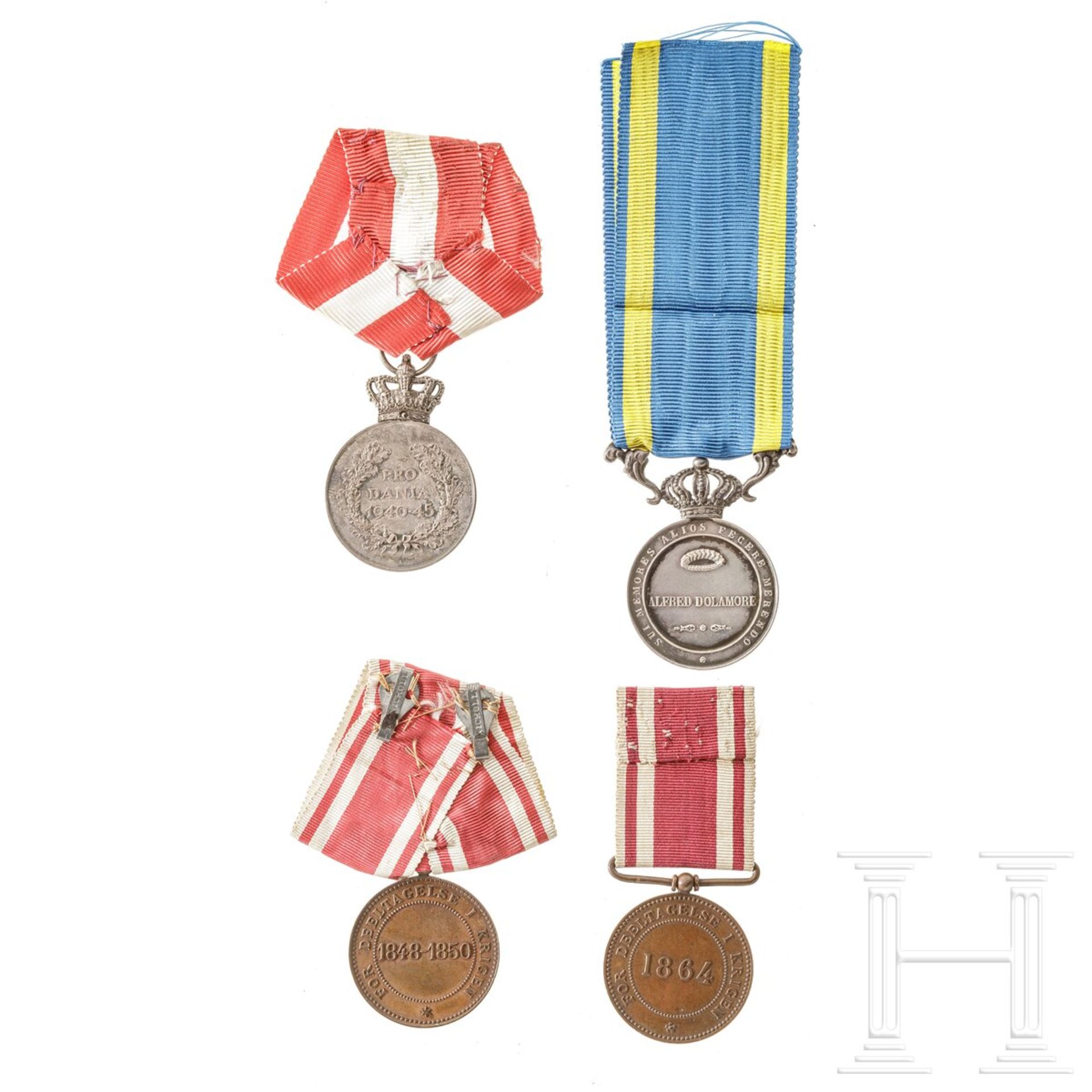 Vier Medaillen, Skandinavien, 19./20. Jhdt. - Bild 2 aus 4