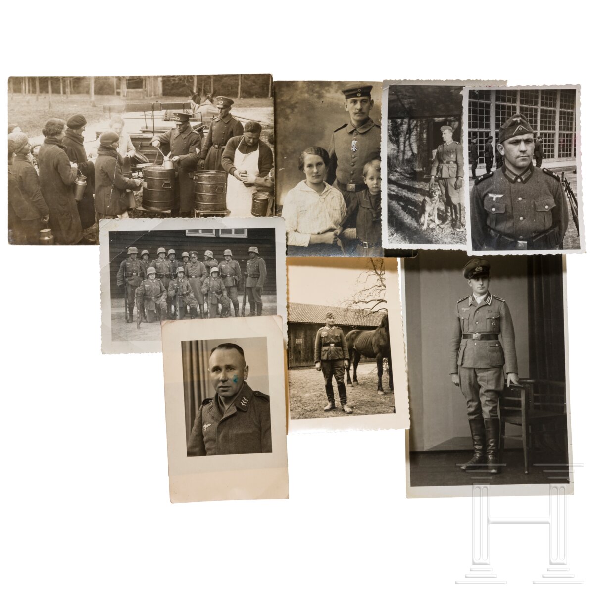 Militärisches Fotoalbum, zwei Koppelschlösser, Auszeichnungen etc., um 1870 - 1945 - Image 7 of 7