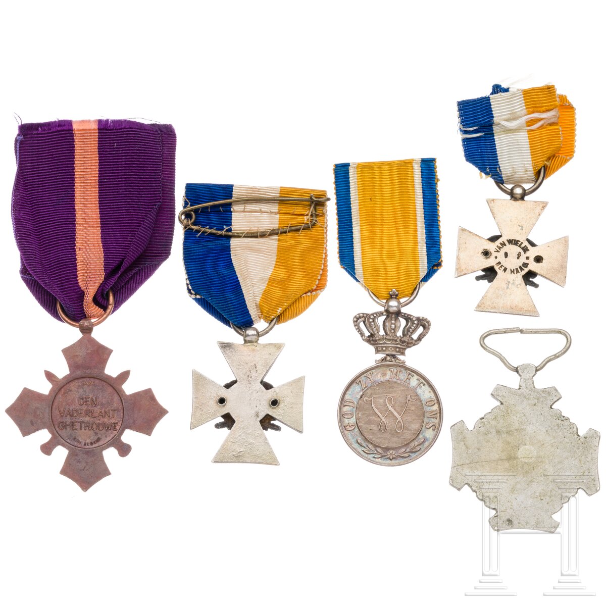 Fünf Medaillen, Niederlande, 1. Hälfte 20. Jhdt. - Image 2 of 2