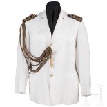 Weiße Jacke zur großen Uniform für einen Oberst der technischen Truppe der Regia Aeronautica, 1930er
