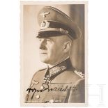 Generalfeldmarschall Walther von Brauchitsch - eigenhändig signierte Hoffmann-Portraitpostkarte