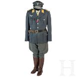 Uniformensemble für einen Hauptmann der Flieger- oder Fallschirmtruppe