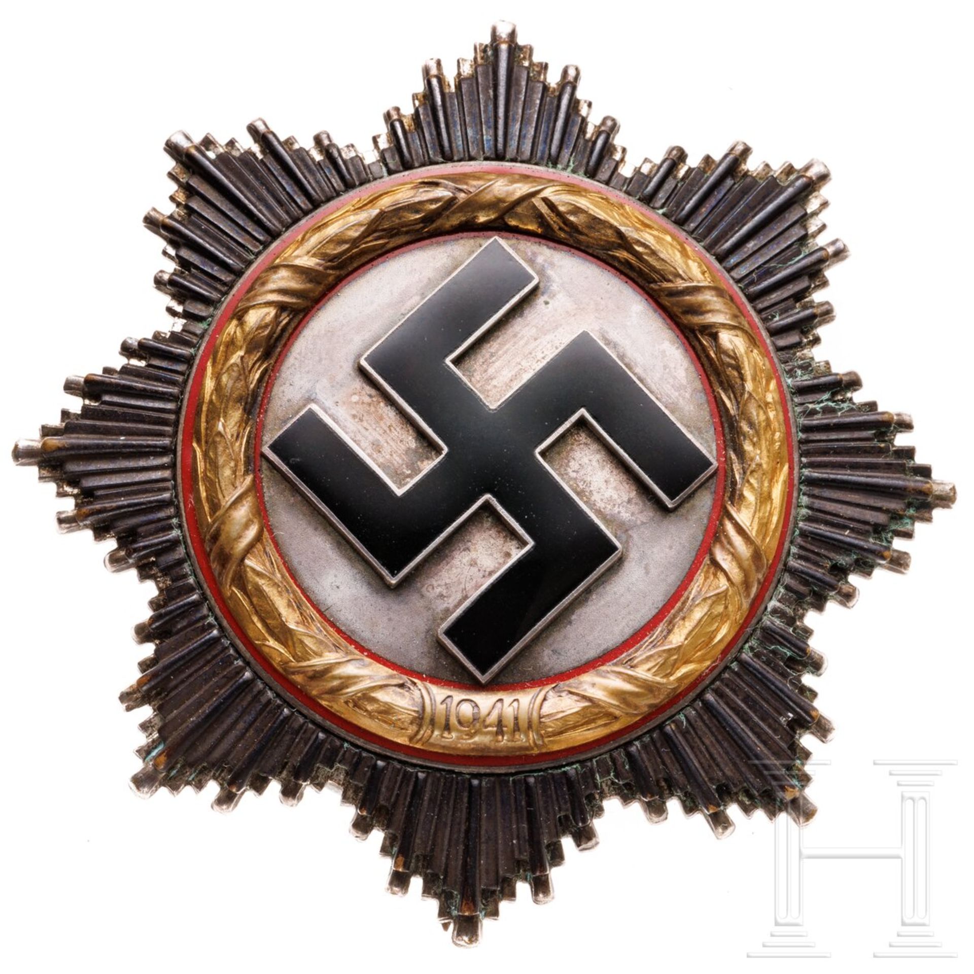 Deutsches Kreuz in Gold in schwerer Ausführung von Zimmermann, Pforzheim
