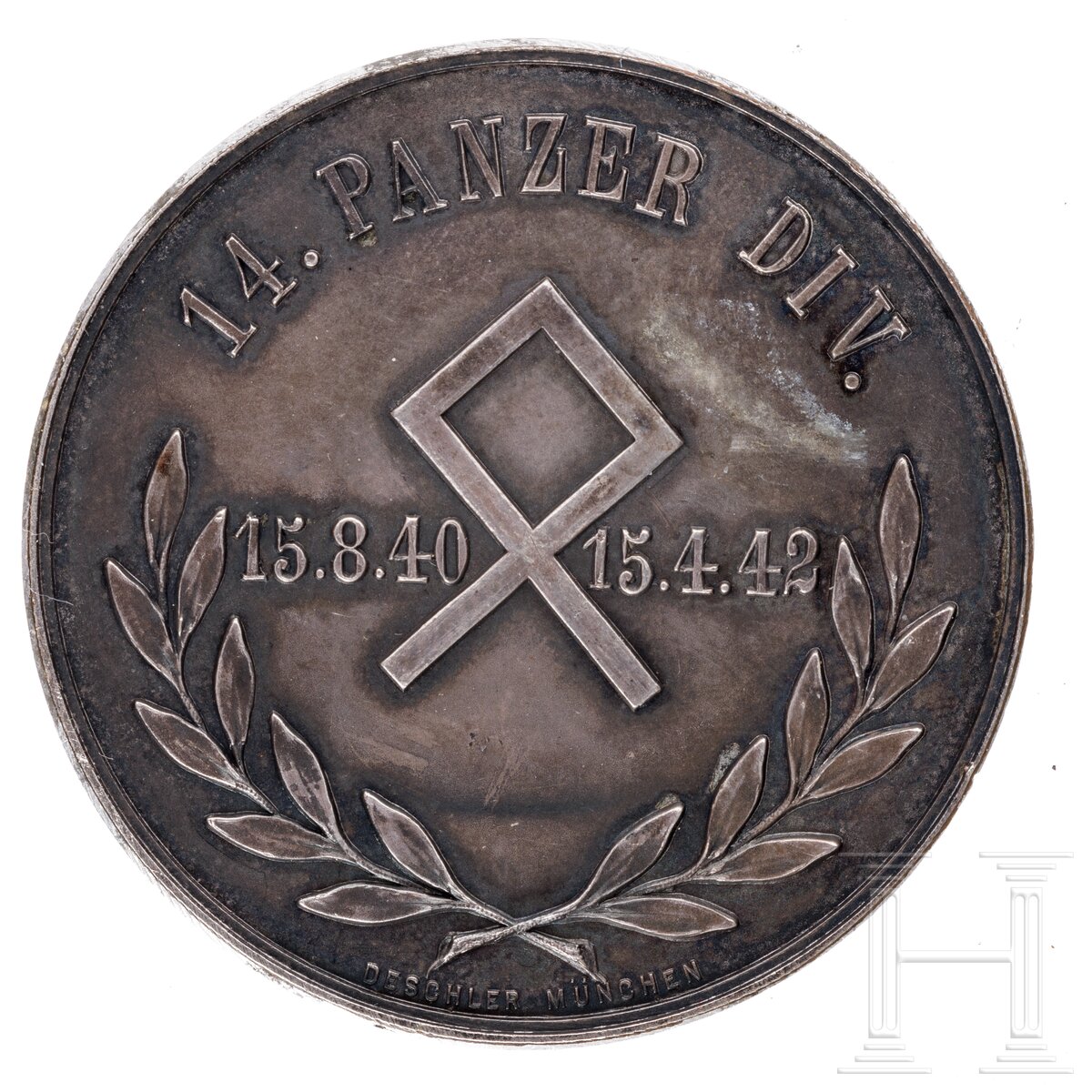 Ehrenplakette der Panzeraufklärungsabteilung 40 - Image 2 of 2