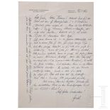 GFM Ferdinand Schörner - eigenhändiger Brief, 1967