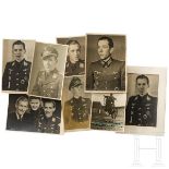 Acht Uniformportraits eines DK-Trägers der Luftwaffe