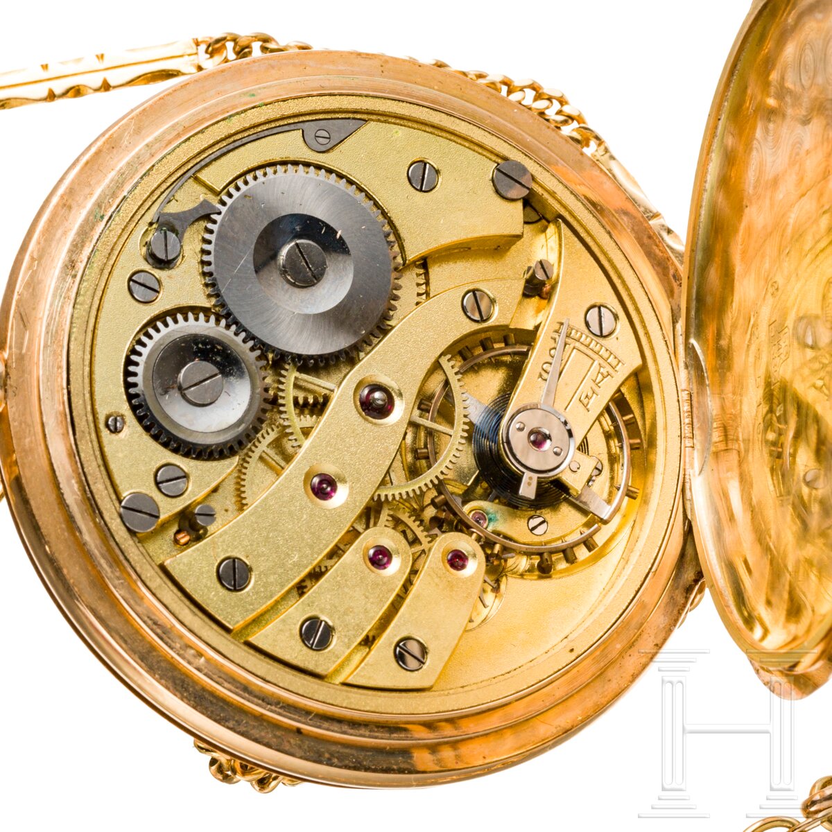 SS Obersturmbannführer Richard Schulze-Kossens - Goldene Taschenuhr - Image 5 of 6