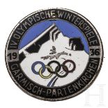 Abzeichen für Amtswalter bei den Olympischen Winterspielen in Garmisch-Partenkirchen, 1936