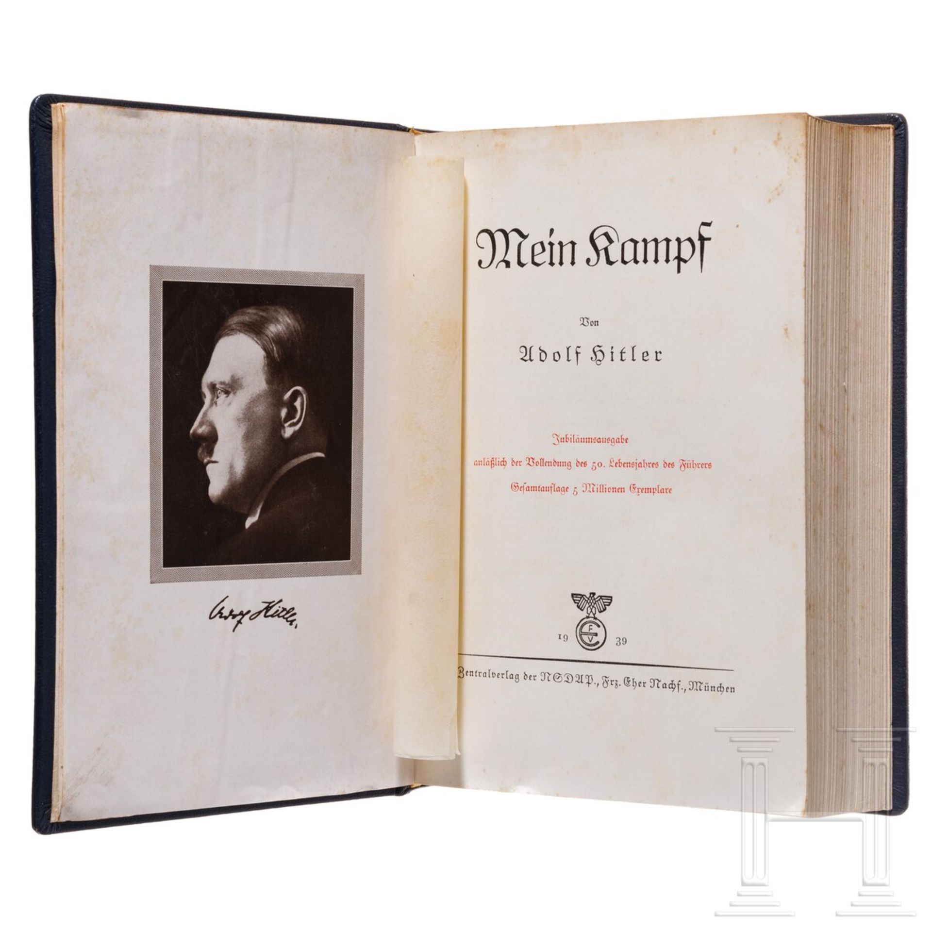 "Mein Kampf", Jubiläumsausgabe zum 50. Geburtstag - Image 2 of 5