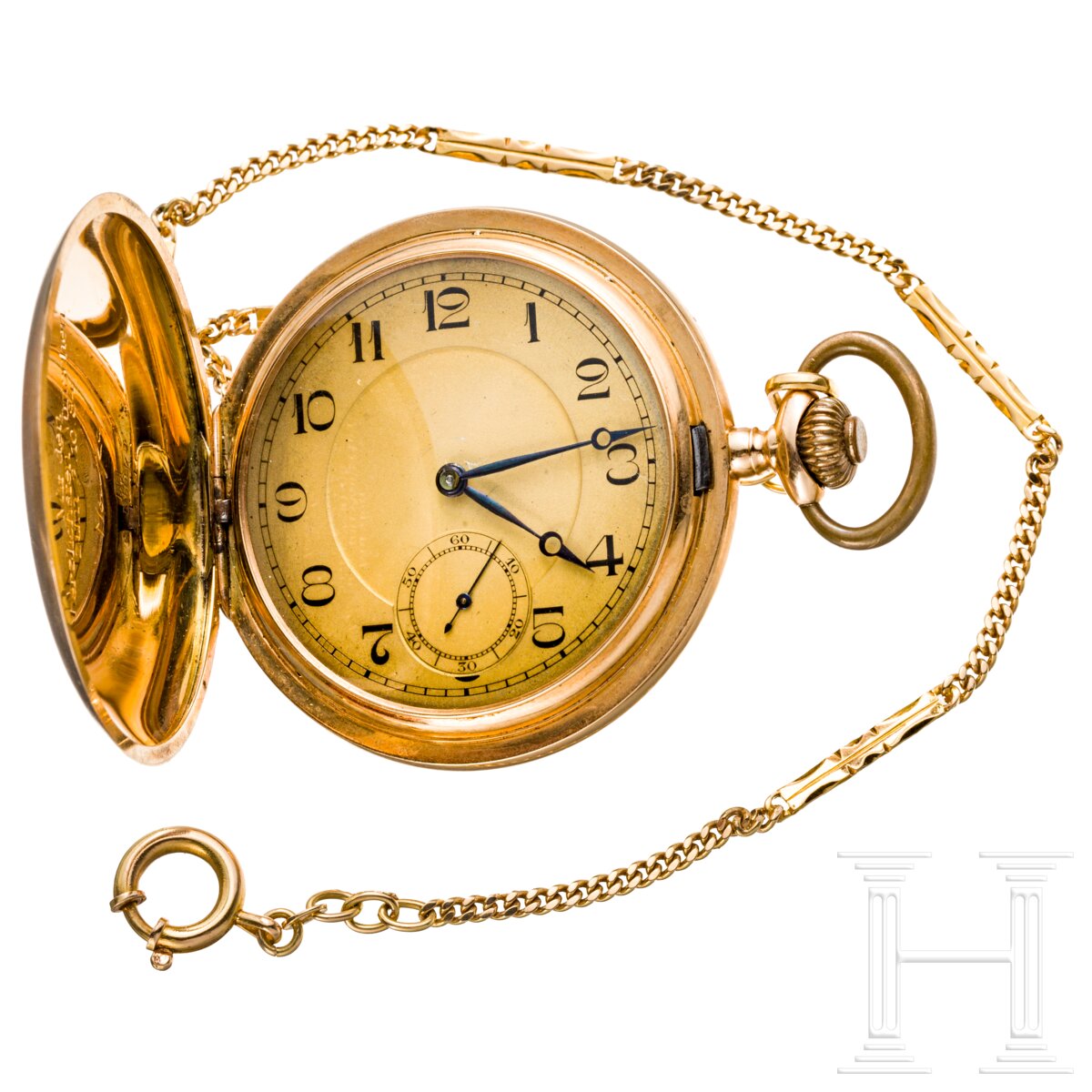 SS Obersturmbannführer Richard Schulze-Kossens - Goldene Taschenuhr