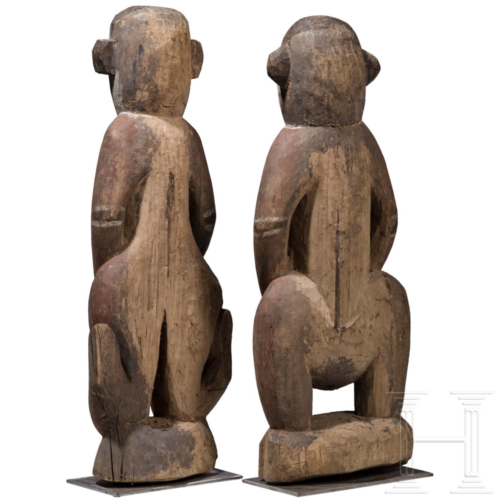 Ein Paar Ahnenfiguren der Wosera (südliche Abelam), Ost-Sepik, Papua-Neuguinea - Bild 3 aus 7