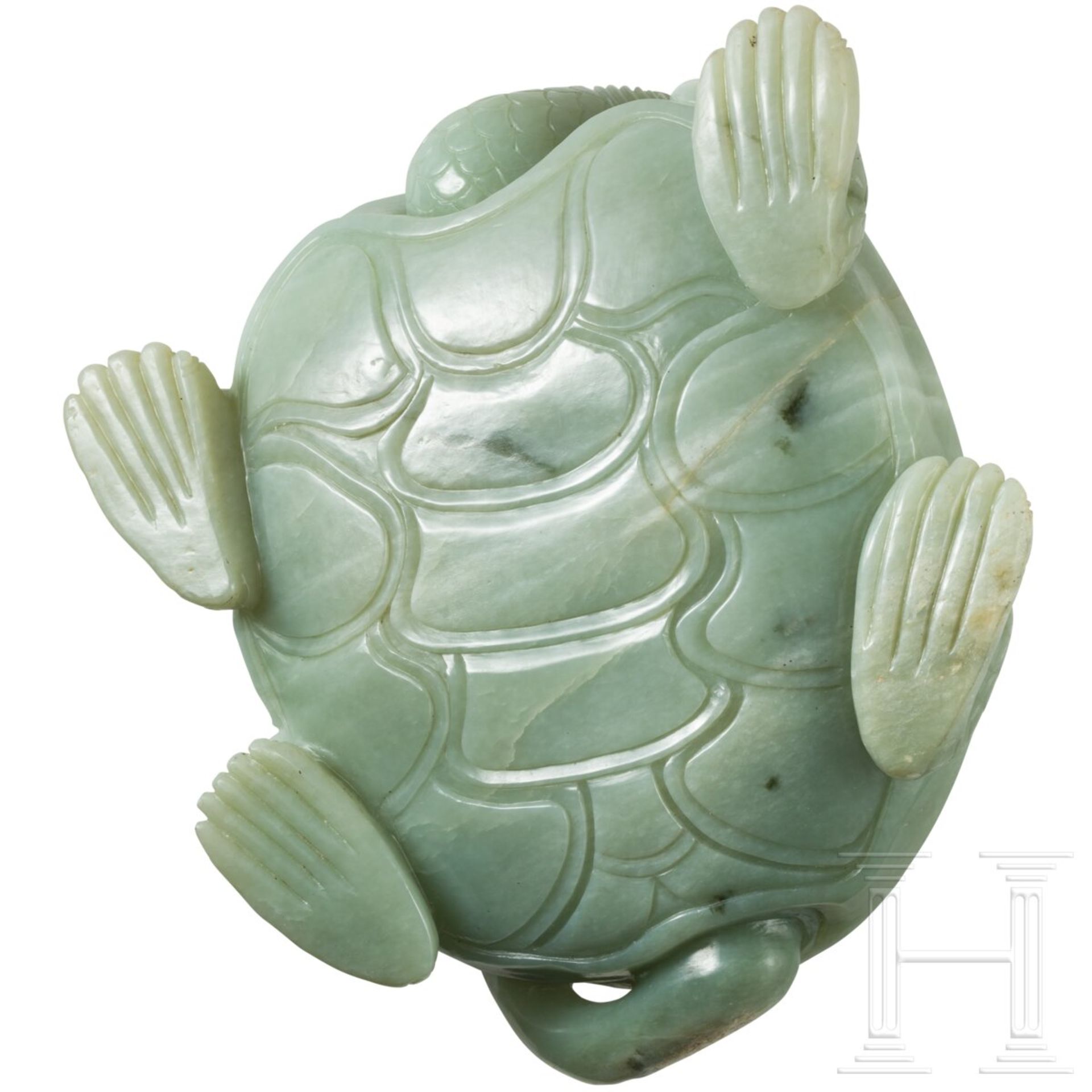 Große Jade-Schildkröte, China, 20. Jhdt. - Image 6 of 7
