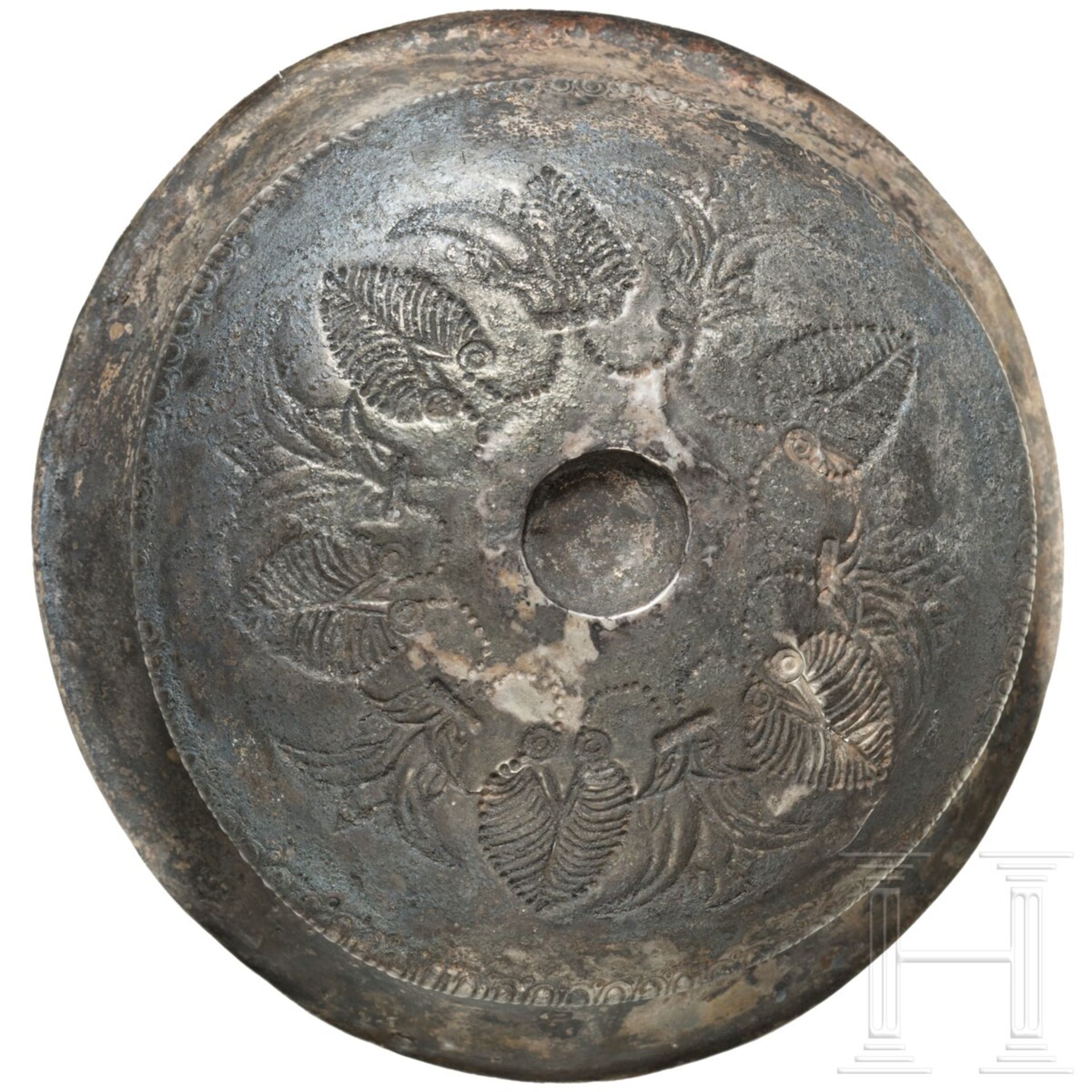 Silberne Phiale mit Lotusdekor, griechisch, 6. - 5. Jhdt. v. Chr. - Bild 3 aus 5