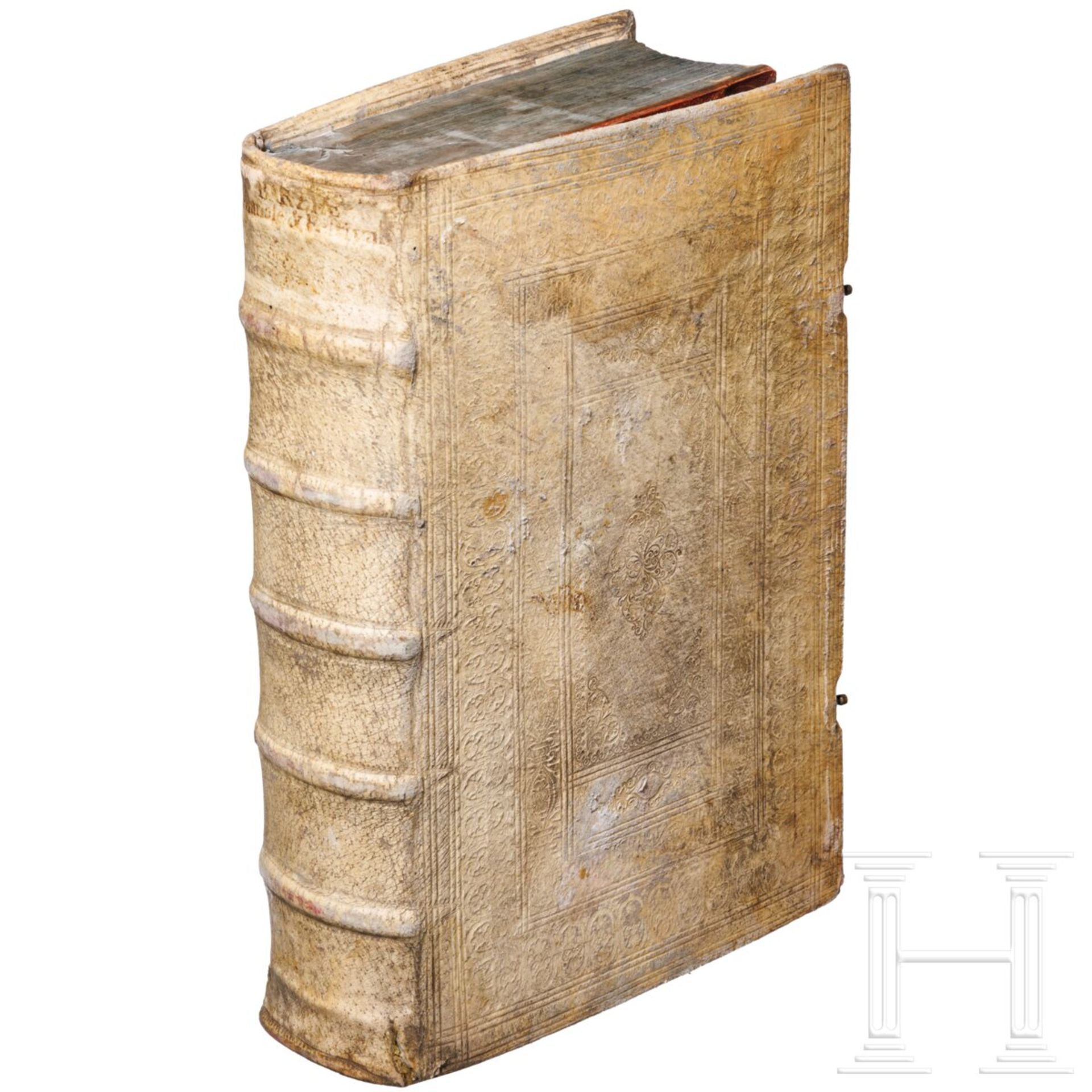 Geheimer Giftschrank in Buchform, Historismus im Stil des 17. Jhdts. - Image 2 of 5