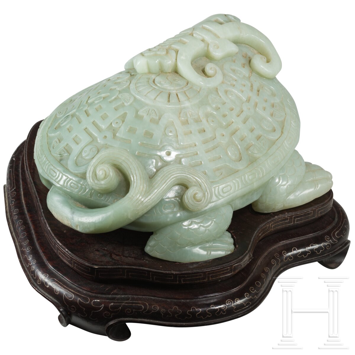 Große Jade-Schildkröte, China, 20. Jhdt. - Image 4 of 7