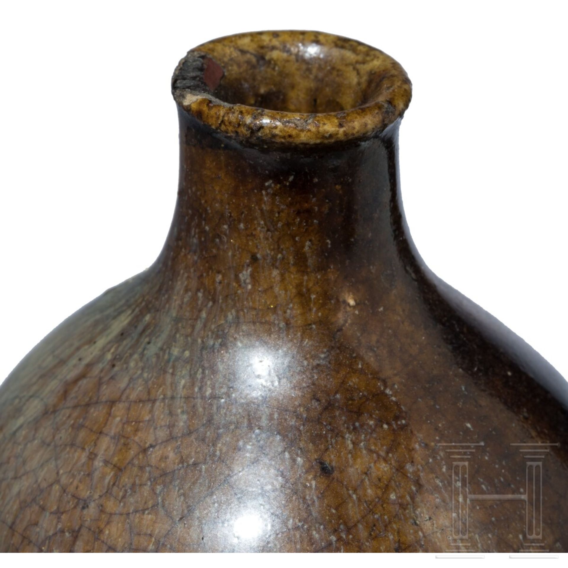 Doppelkürbis-Vase, wohl China, Song-Dynastie oder später  - Bild 6 aus 10