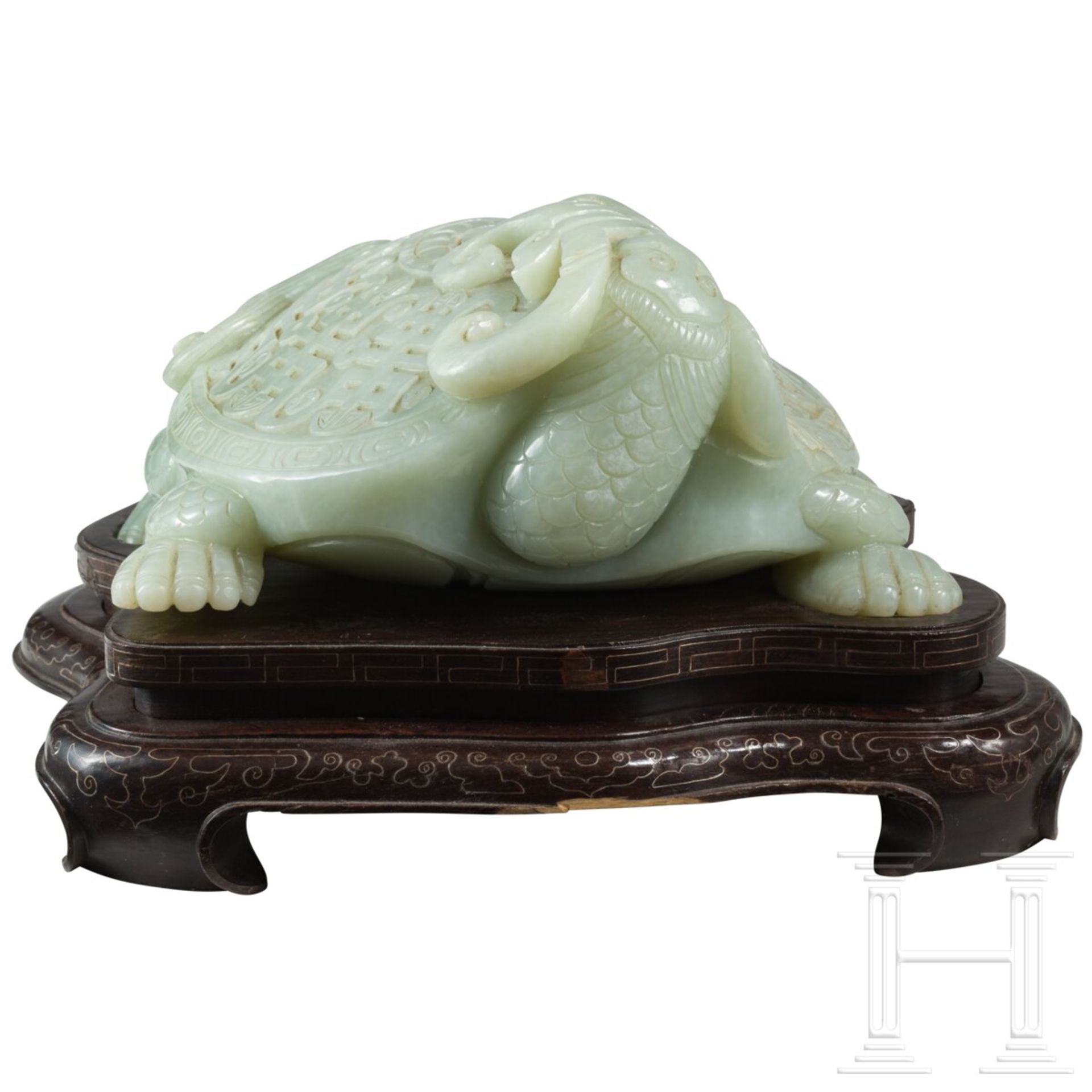 Große Jade-Schildkröte, China, 20. Jhdt. - Image 2 of 7