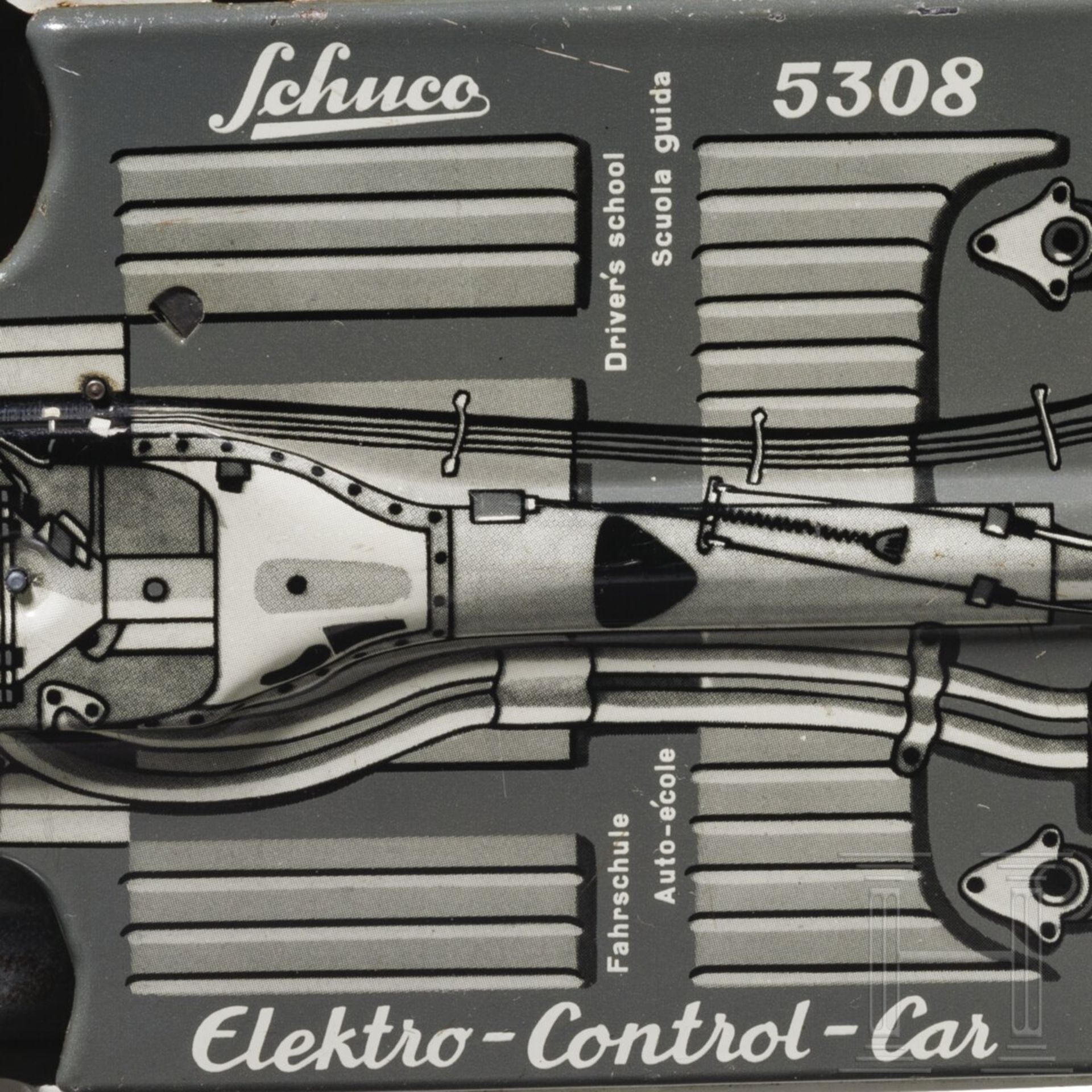 Schuco Elektro-Control-Car 5308 - Mercedes Cabrio 220S - Image 7 of 7