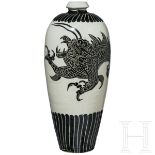 Große Cizhou-Vase mit Drachendekor, China, wohl Yin-Yuan-Dynastie (13./14. Jhdt)