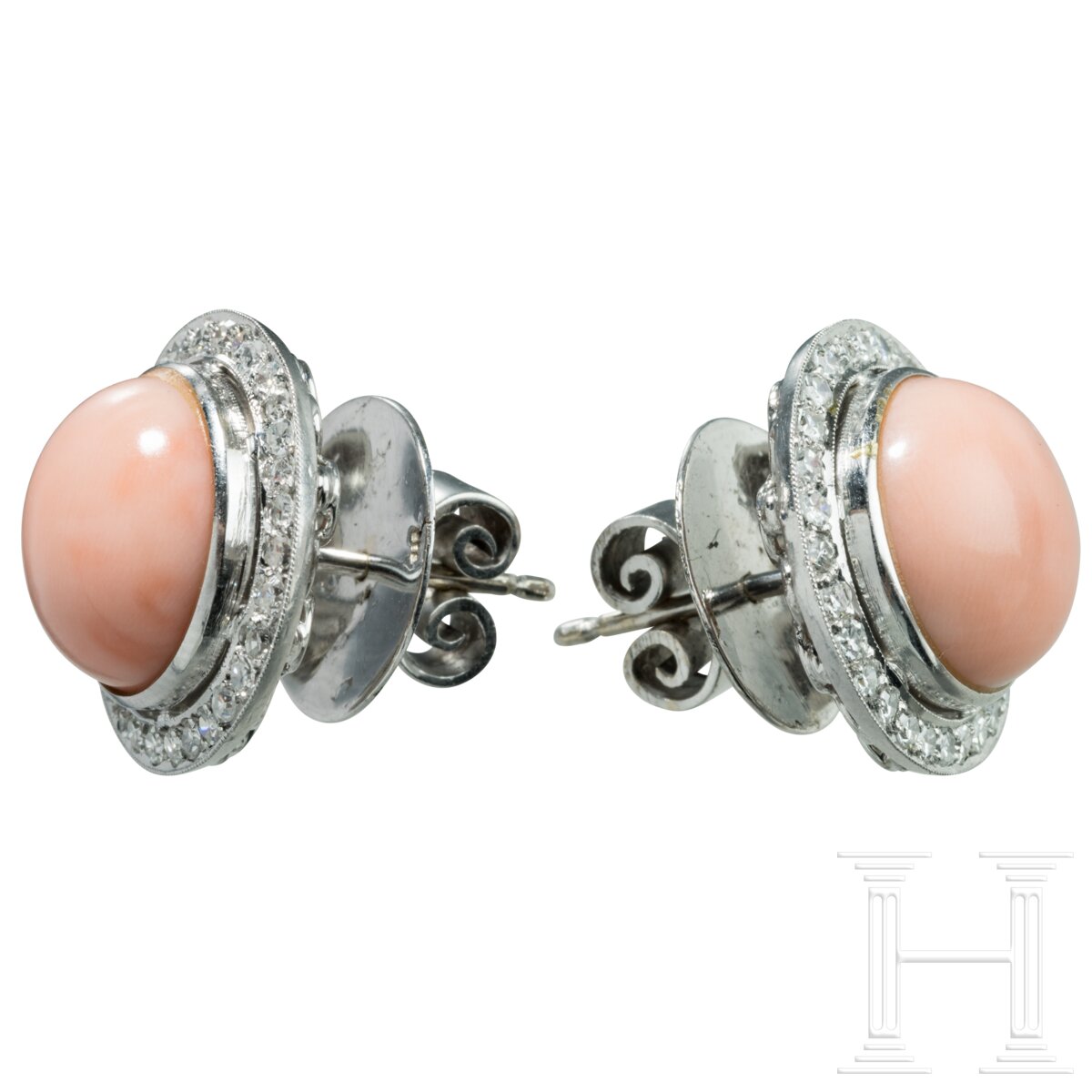 Ein Paar Ohrringe mit Engelskoralle - Image 2 of 5