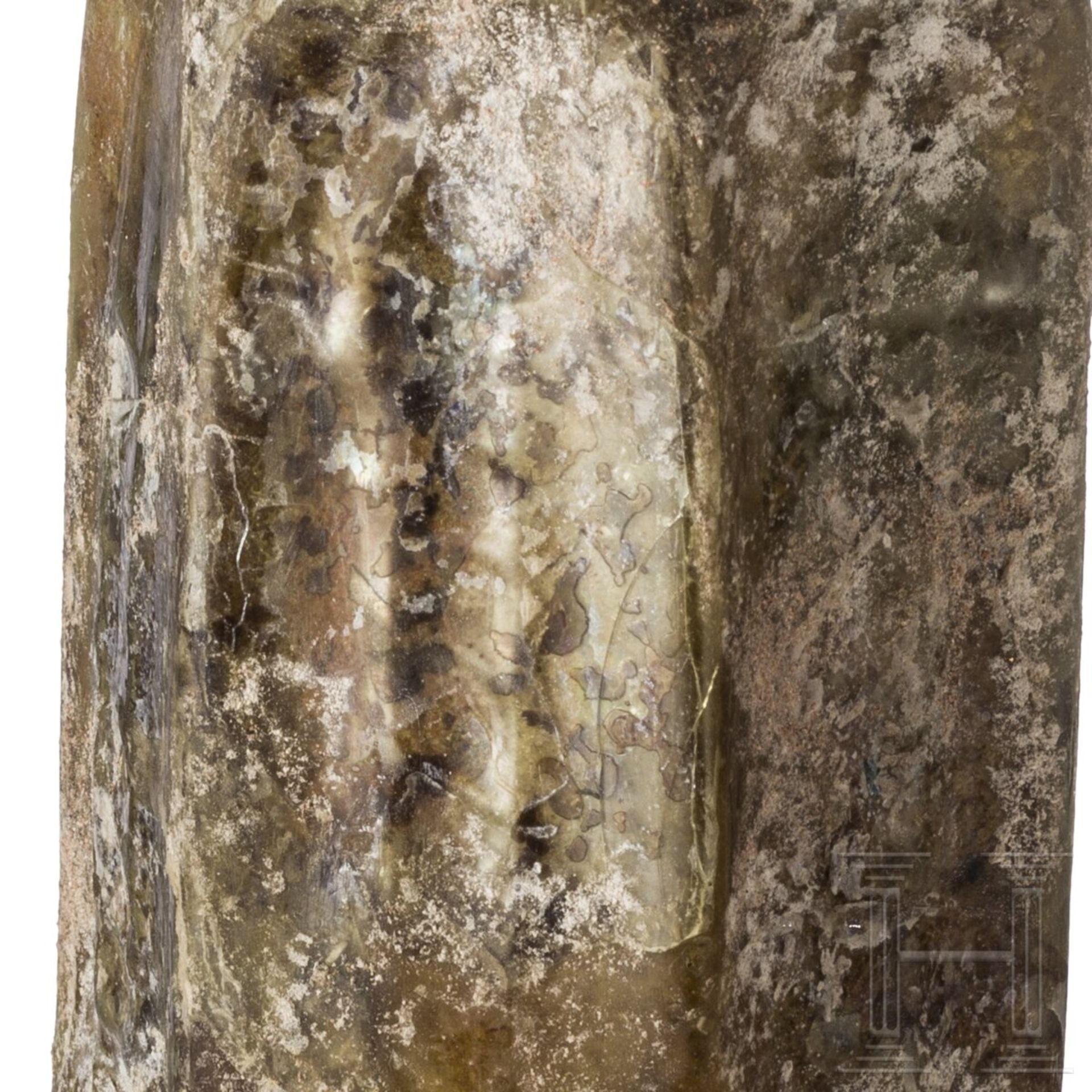 Große Glasflasche, römisch, 3./4. Jhdt. n. Chr.  - Bild 4 aus 4