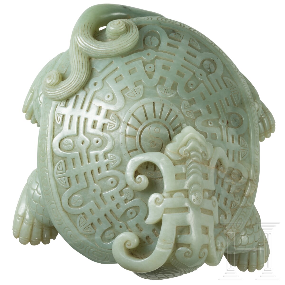 Große Jade-Schildkröte, China, 20. Jhdt. - Image 5 of 7