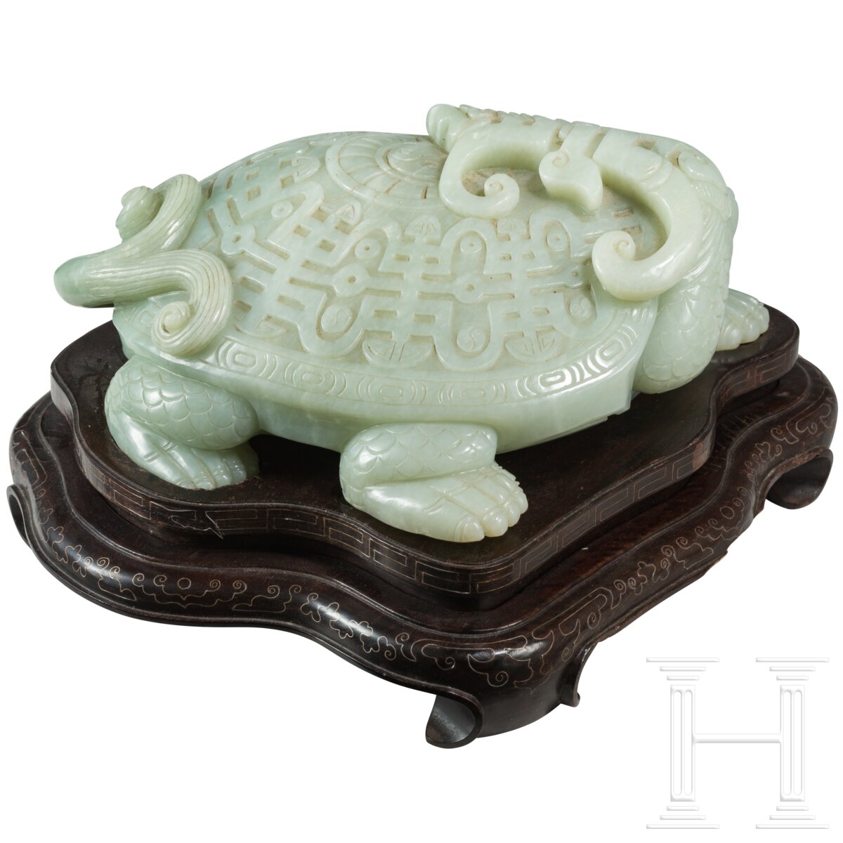 Große Jade-Schildkröte, China, 20. Jhdt. - Image 3 of 7