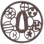 Kyo Sukashi Tsuba, Japan, um 16./17. Jhdt.