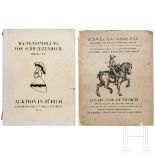 Zwei Auktionskataloge der Galerie Fischer, Sammlung Dreger und von Schwerzenbach, 1927 und 1935
