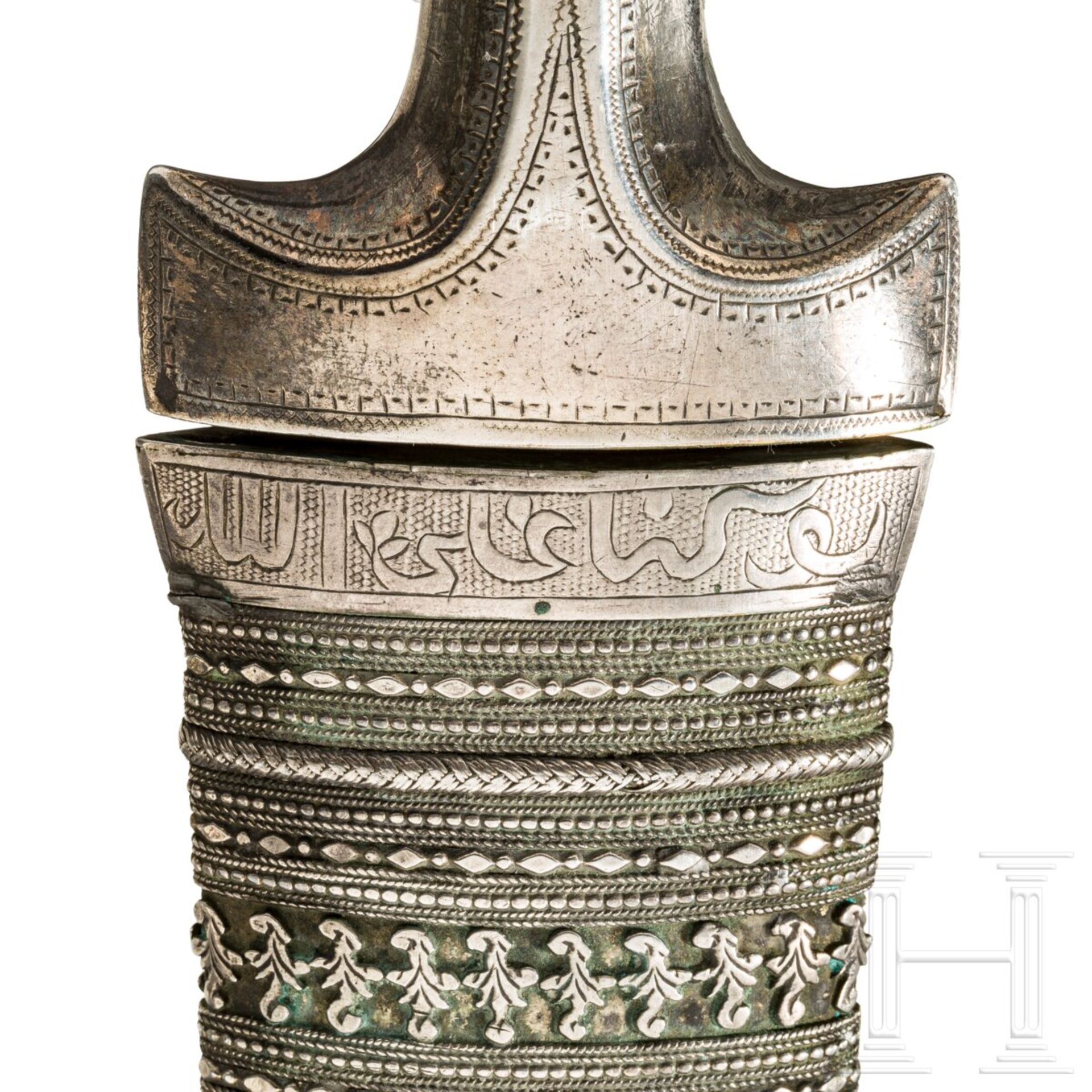 Silbermontierter Kandschar, osmanisch, 19. Jhdt. - Bild 5 aus 5