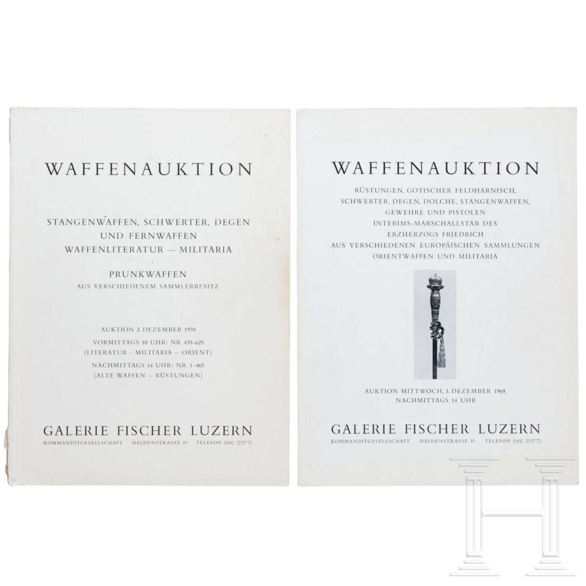 Sieben Kataloge der Galerie Fischer, Waffenauktionen, 1959 - 1971 - Image 4 of 5