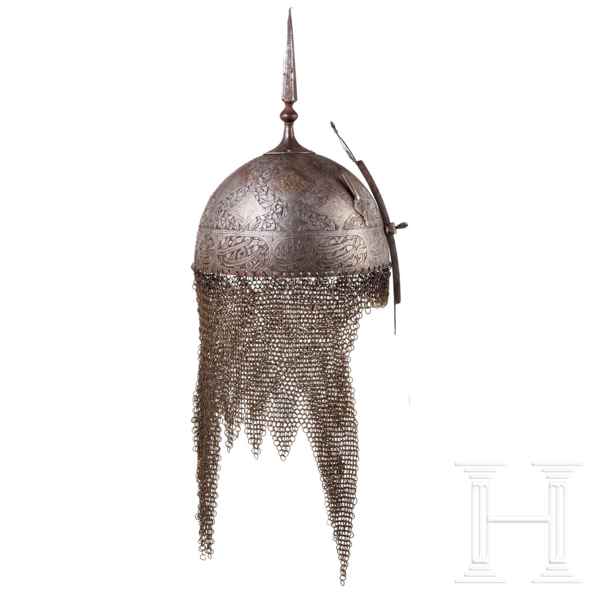 Geätzter Helm (Kulah Khud), Persien, 19. Jhdt. - Image 2 of 6