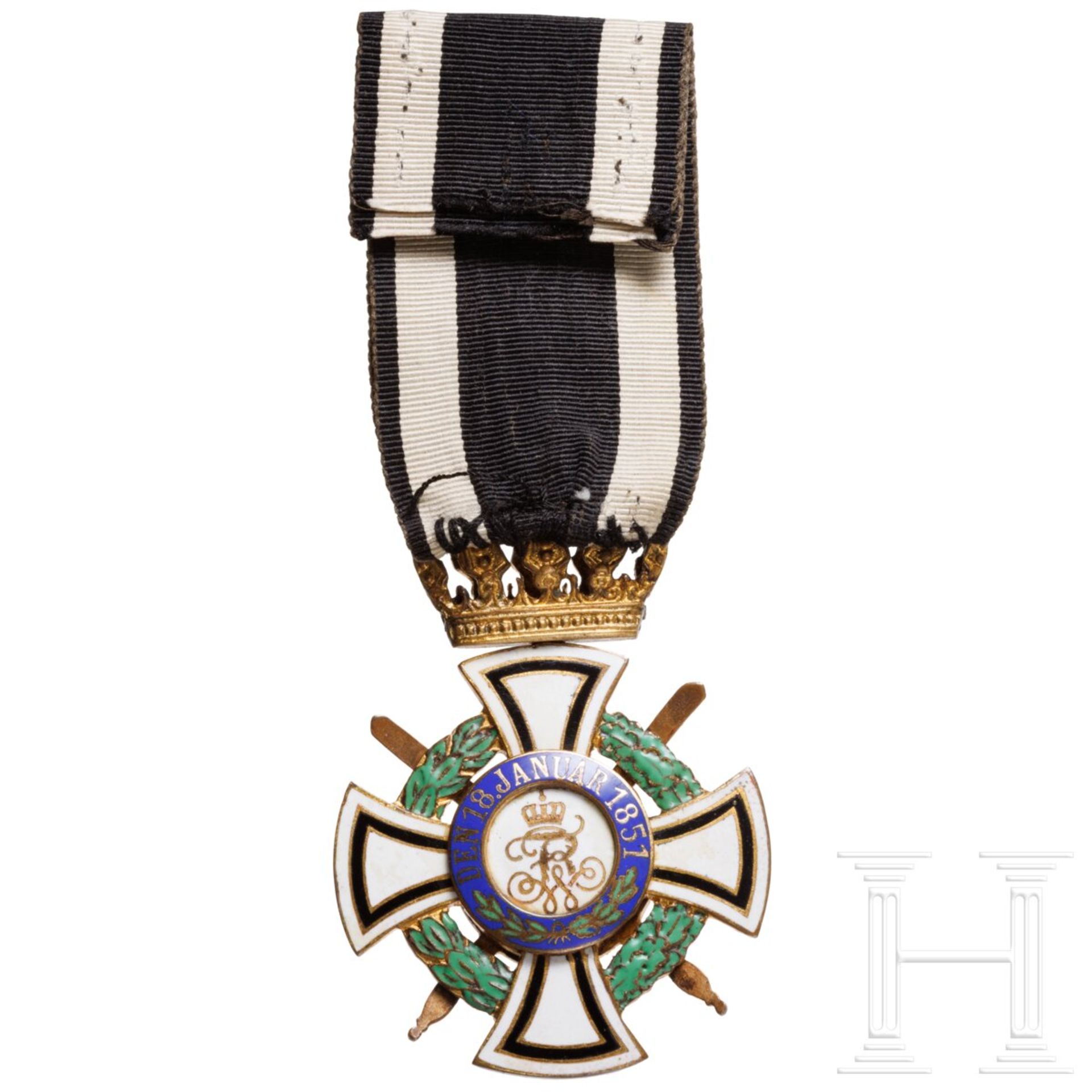Königlicher Hausorden von Hohenzollern - Ritterkreuz mit Schwertern - Bild 2 aus 4
