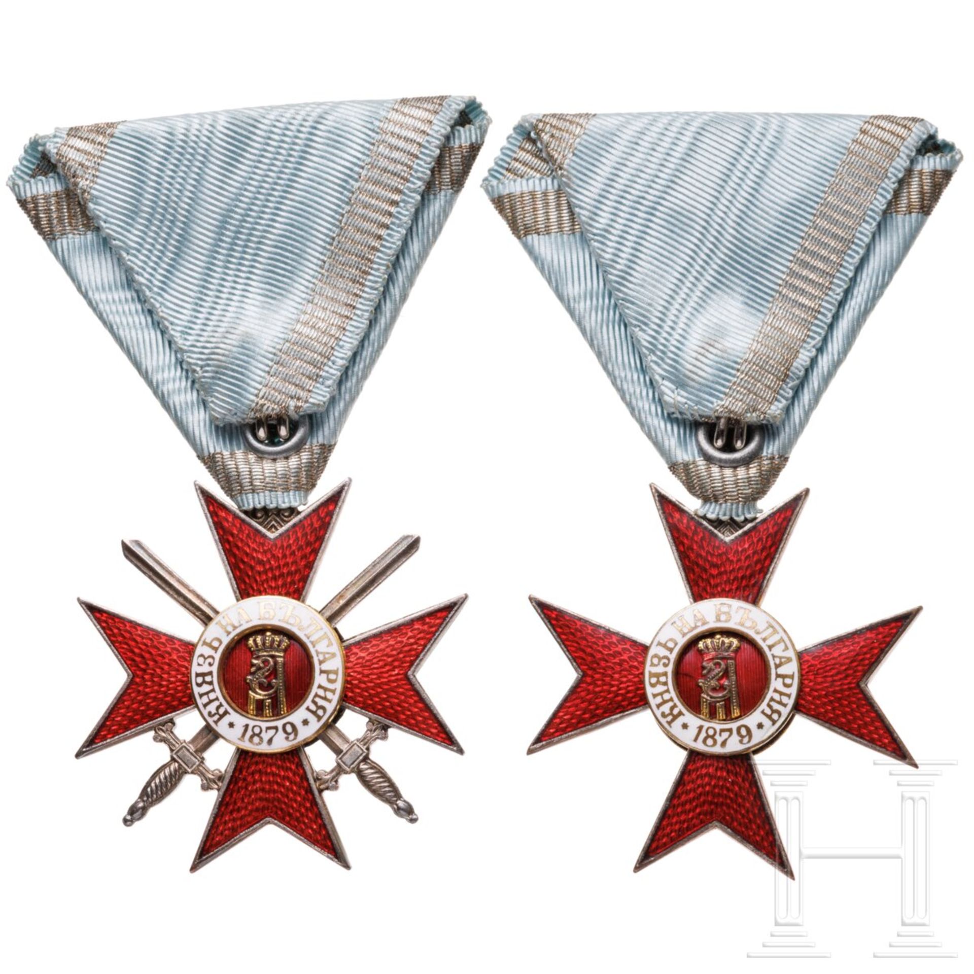 Zwei Militärorden "Für Tapferkeit",  4. Klasse, 2. Stufe, 5. Modell (1941 - 1943) - Bild 3 aus 10